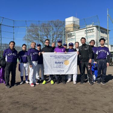 青少年奉仕事業の様子。